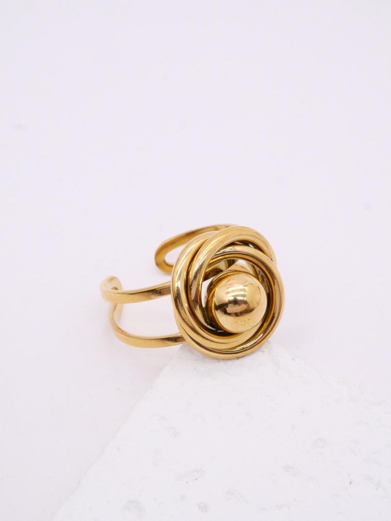Anillos Complementos Gold MIMIKO  BAR347  #c Efashion Paris