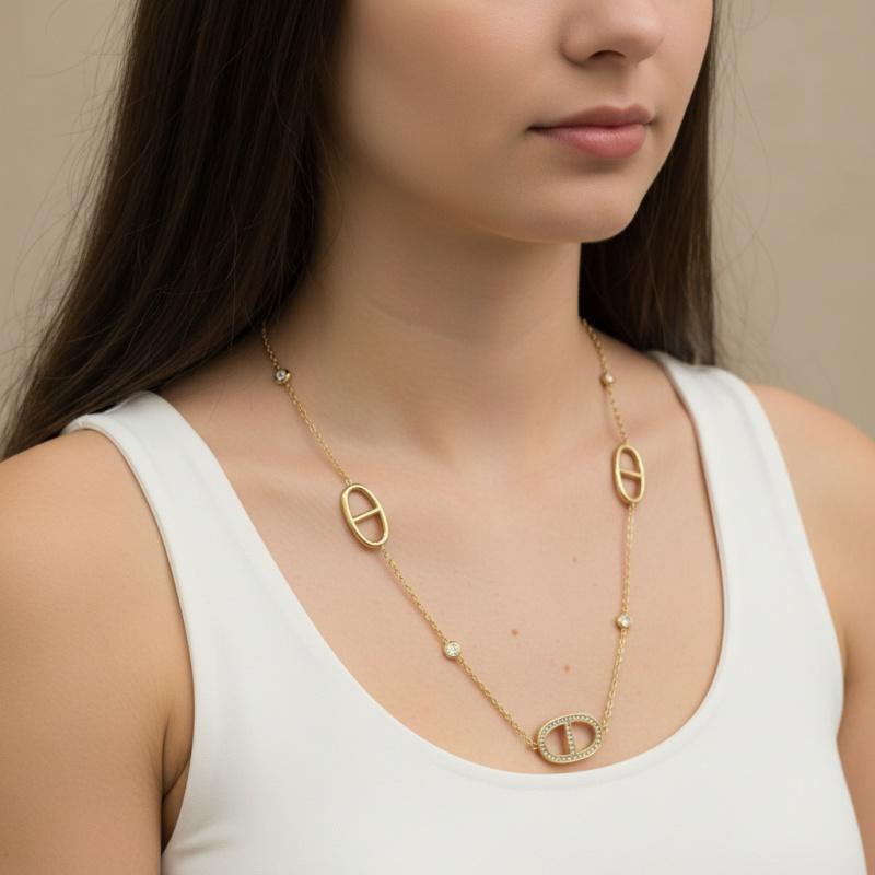 Collares Complementos Gold MIMIKO  COT319 #c Efashion Paris