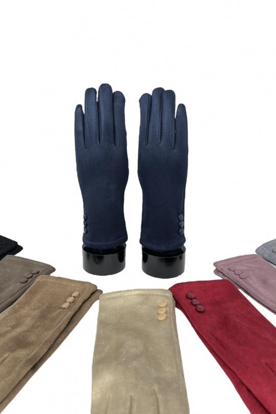 Gants Accessoires Couleurs mélangées DH DIFFUSION HH27 3BUTTONS GLOVES Efashion Paris