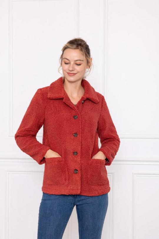 Coats Women Khaki FREDA A032 Efashion Paris