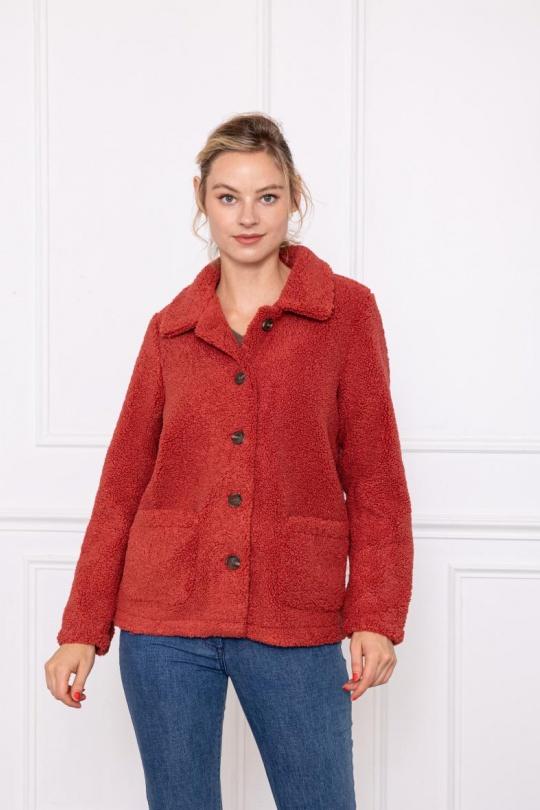 Coats Women Khaki FREDA A032 Efashion Paris