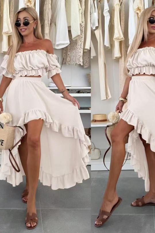 Sets Women Beige ROSY DAYS - DESVENCHY X5102 Efashion Paris