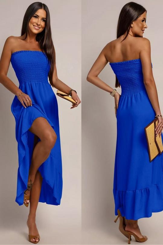 Abiti maxi Donna Royale blue ROSY DAYS - DESVENCHY X5080 Efashion Paris
