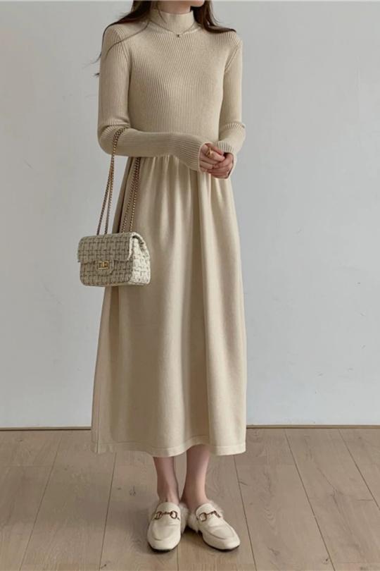 Abiti al polpaccio Donna Taupe ROSY DAYS - DESVENCHY G1503 Efashion Paris