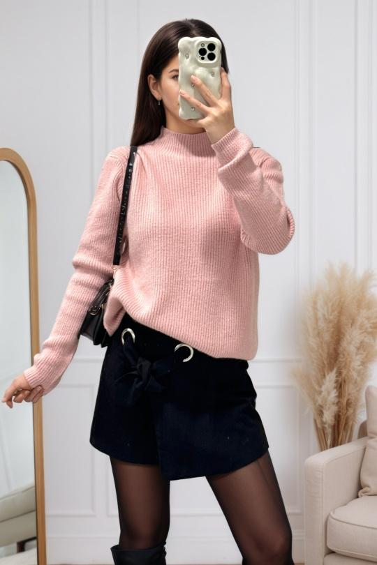 Pulls Femme Rose Clair ROSY DAYS - DESVENCHY A8091 Efashion Paris