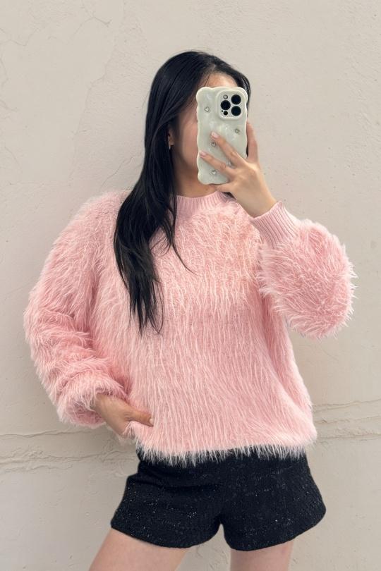 Jumpers Women Pink ROSY DAYS - DESVENCHY A9005 Efashion Paris