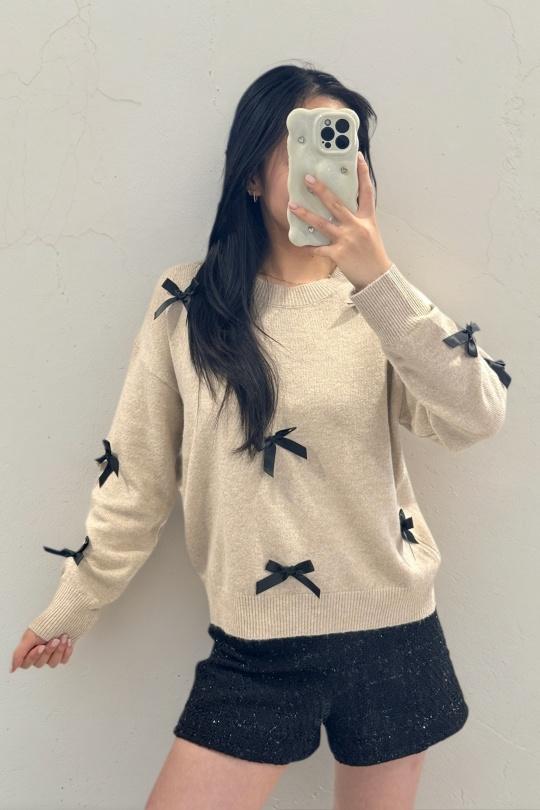 Pulls Femme Taupe clair ROSY DAYS - DESVENCHY K2338 Efashion Paris