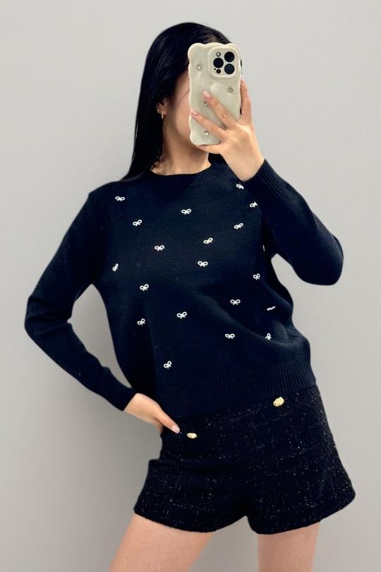 Pulls Femme Noir ROSY DAYS - DESVENCHY Z127 Efashion Paris