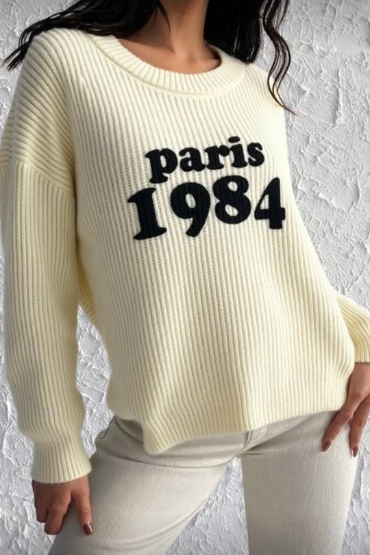 Jumpers Women Cream ROSY DAYS - DESVENCHY A9000 Efashion Paris