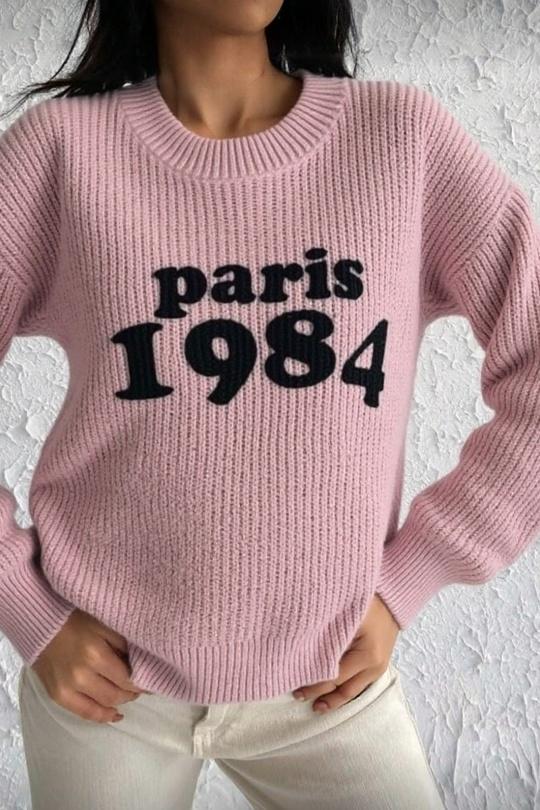 Jumpers Women Light Pink ROSY DAYS - DESVENCHY A9000 Efashion Paris
