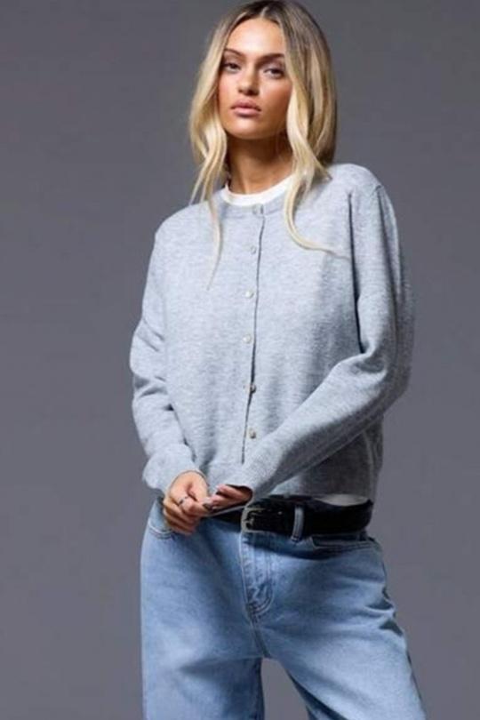 Cardigans Women Grey ROSY DAYS - DESVENCHY K2333 Efashion Paris