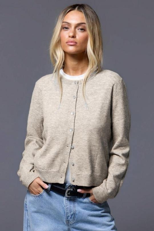 Gilets Femme Taupe ROSY DAYS - DESVENCHY K2333 Efashion Paris