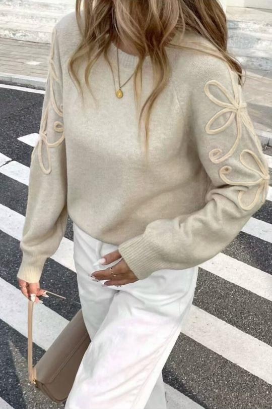 Pulls Femme Beige ROSY DAYS - DESVENCHY G1392 Efashion Paris