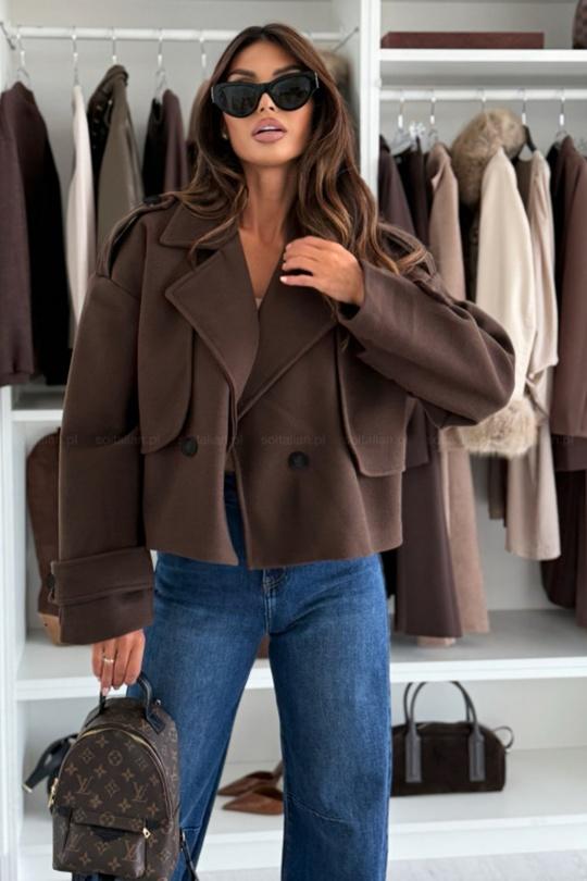 Vestes  Femme Marron ROSY DAYS - DESVENCHY S25503 Efashion Paris