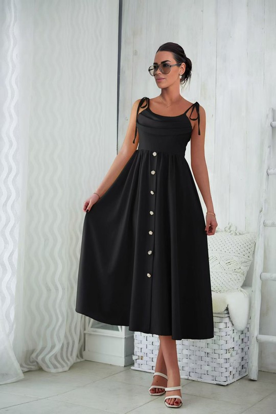 Robes mi-longues Femme Rouge ROSY DAYS - DESVENCHY 5429X Efashion Paris