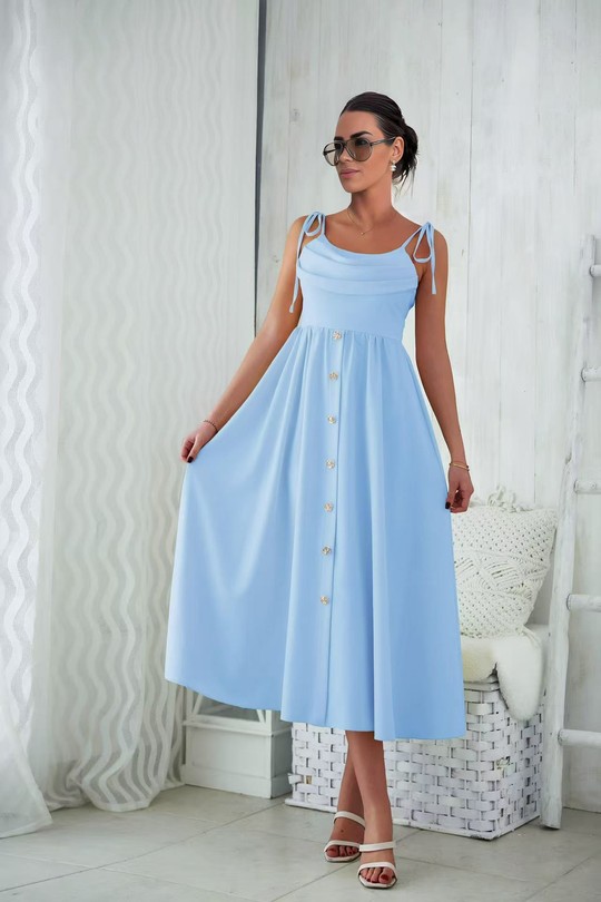 Robes mi-longues Femme Rouge ROSY DAYS - DESVENCHY 5429X Efashion Paris