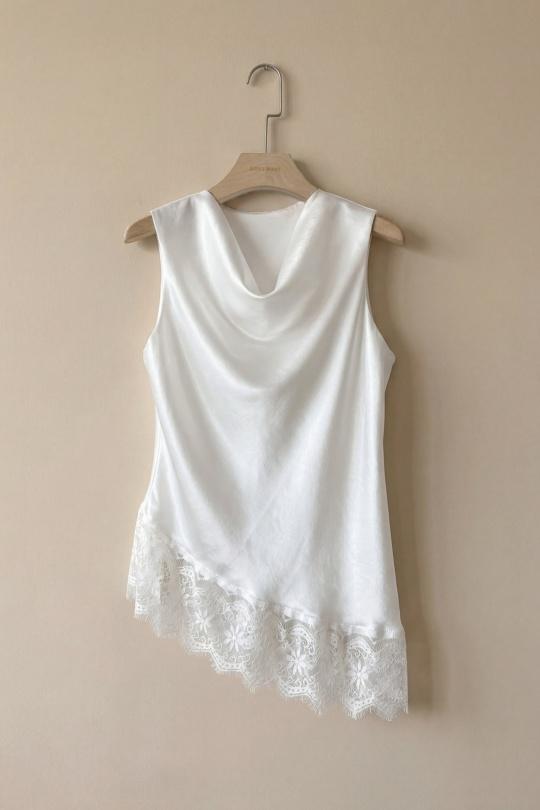 Tops Femme Blanc ROSY DAYS - DESVENCHY S26091 Efashion Paris