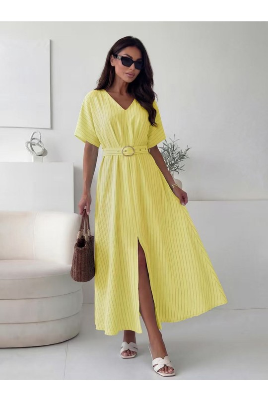 Robes longues Femme Jaune ROSY DAYS - DESVENCHY X3122 Efashion Paris