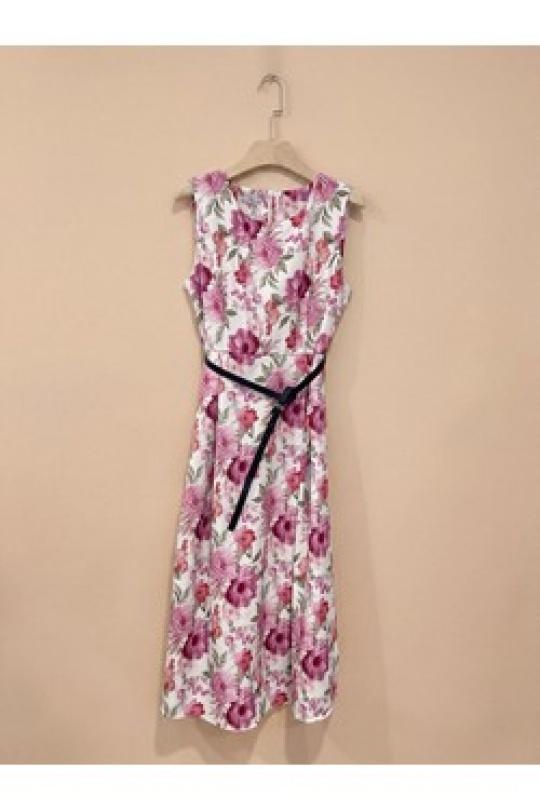 Robes mi-longues Femme Lilas ROSY DAYS - DESVENCHY 2416F Efashion Paris