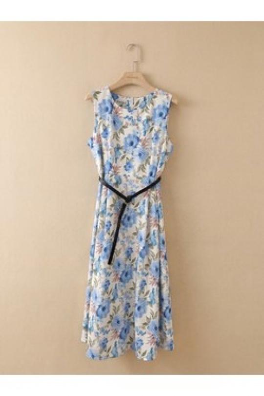 Robes mi-longues Femme Lilas ROSY DAYS - DESVENCHY 2416F Efashion Paris