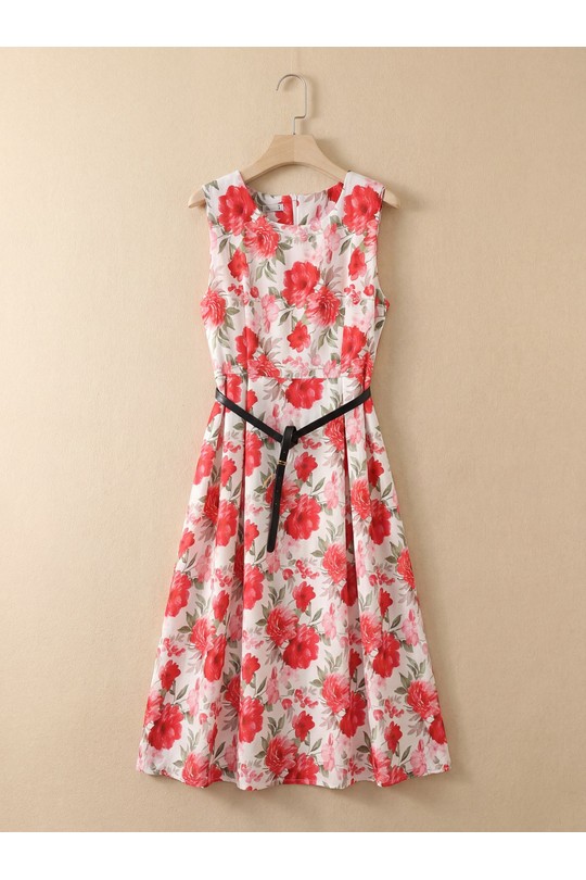 Robes mi-longues Femme Lilas ROSY DAYS - DESVENCHY 2416F Efashion Paris