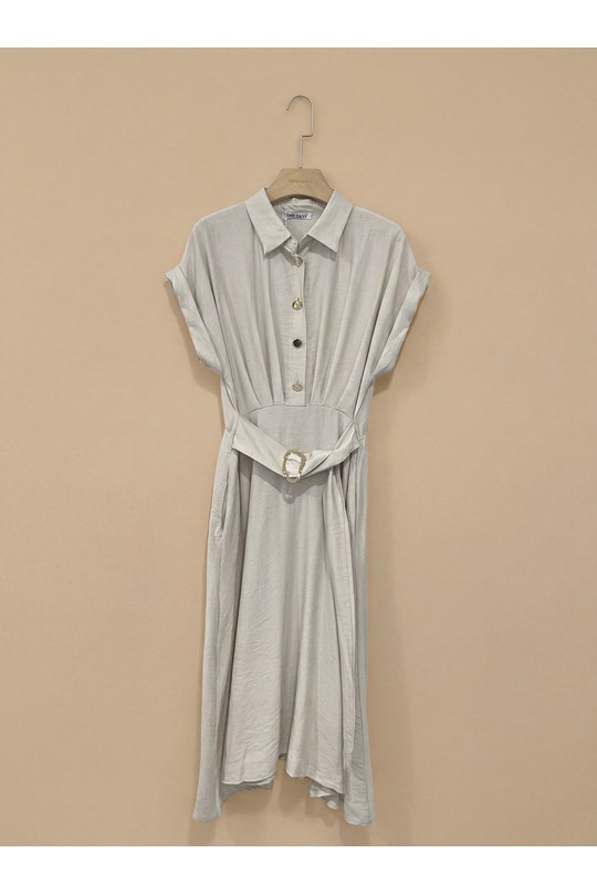 Robes mi-longues Femme Ecru ROSY DAYS - DESVENCHY 5488 Efashion Paris