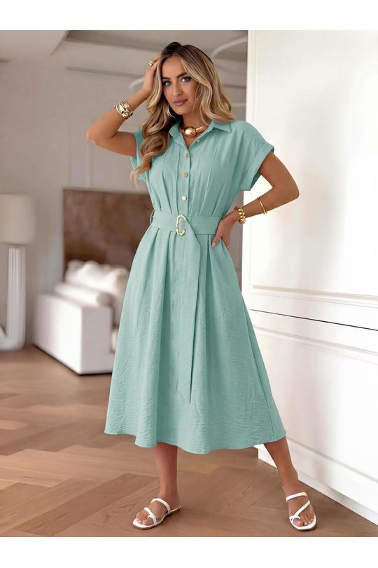 Robes mi-longues Femme Ecru ROSY DAYS - DESVENCHY 5488 Efashion Paris