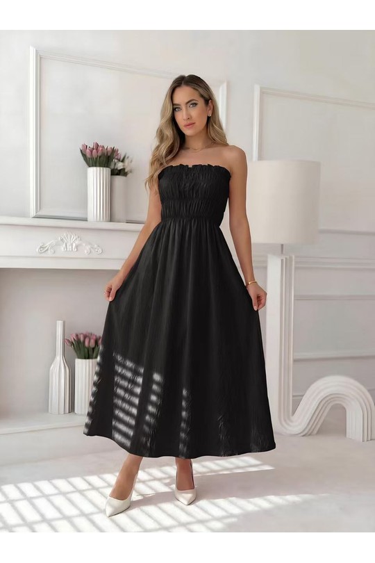 Robes longues Femme Noir ROSY DAYS - DESVENCHY X3101 Efashion Paris