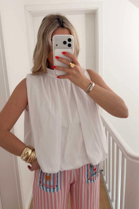 Tops Femme Jaune ROSY DAYS - DESVENCHY 5140 Efashion Paris