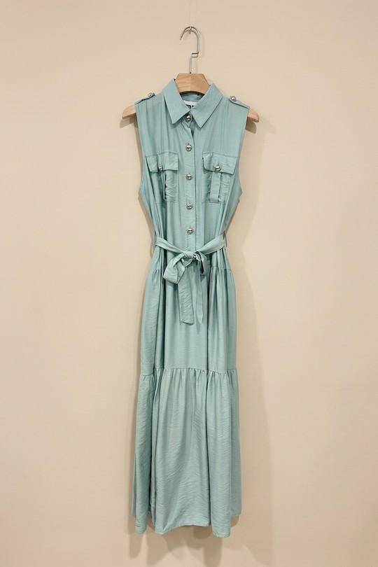 Robes longues Femme Vert bouteille ROSY DAYS - DESVENCHY X5032 Efashion Paris