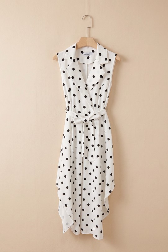 Robes mi-longues Femme Marron ROSY DAYS - DESVENCHY 5521 Efashion Paris