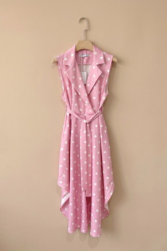 Robes mi-longues Femme Marron ROSY DAYS - DESVENCHY 5521 Efashion Paris