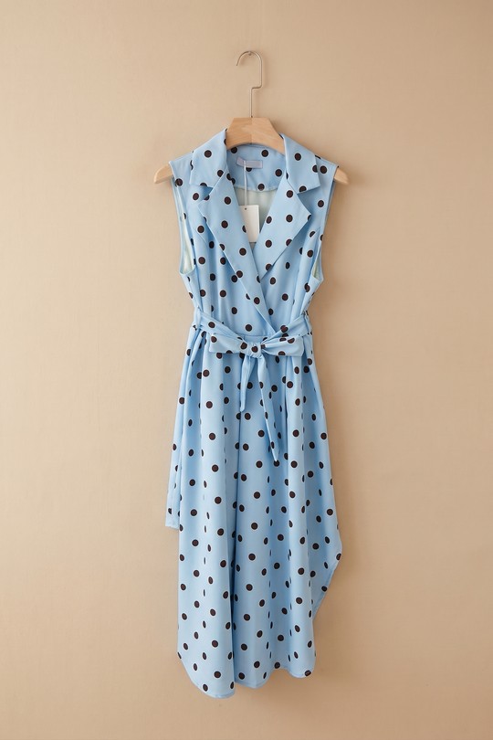 Robes mi-longues Femme Marron ROSY DAYS - DESVENCHY 5521 Efashion Paris