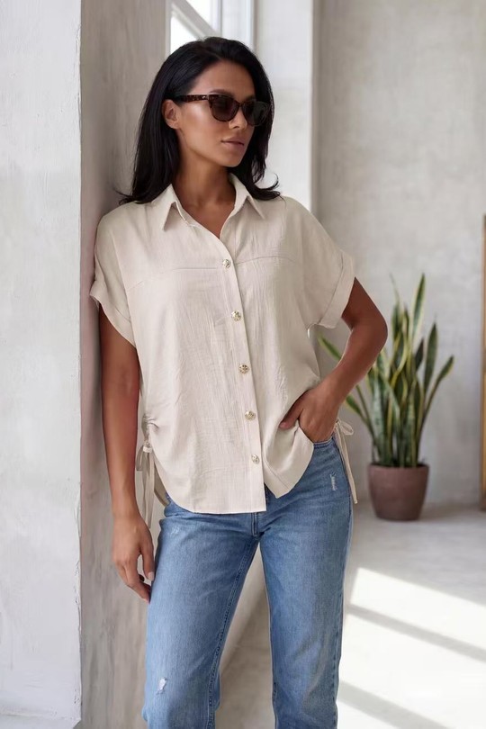 Chemises Femme Camel ROSY DAYS - DESVENCHY 5508X Efashion Paris