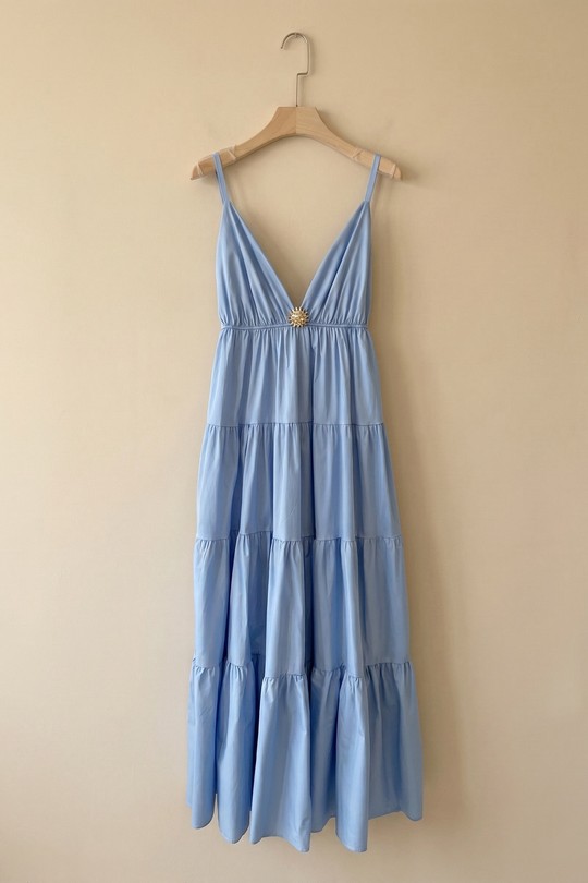 Robes longues Femme Rouille ROSY DAYS - DESVENCHY 10902S Efashion Paris