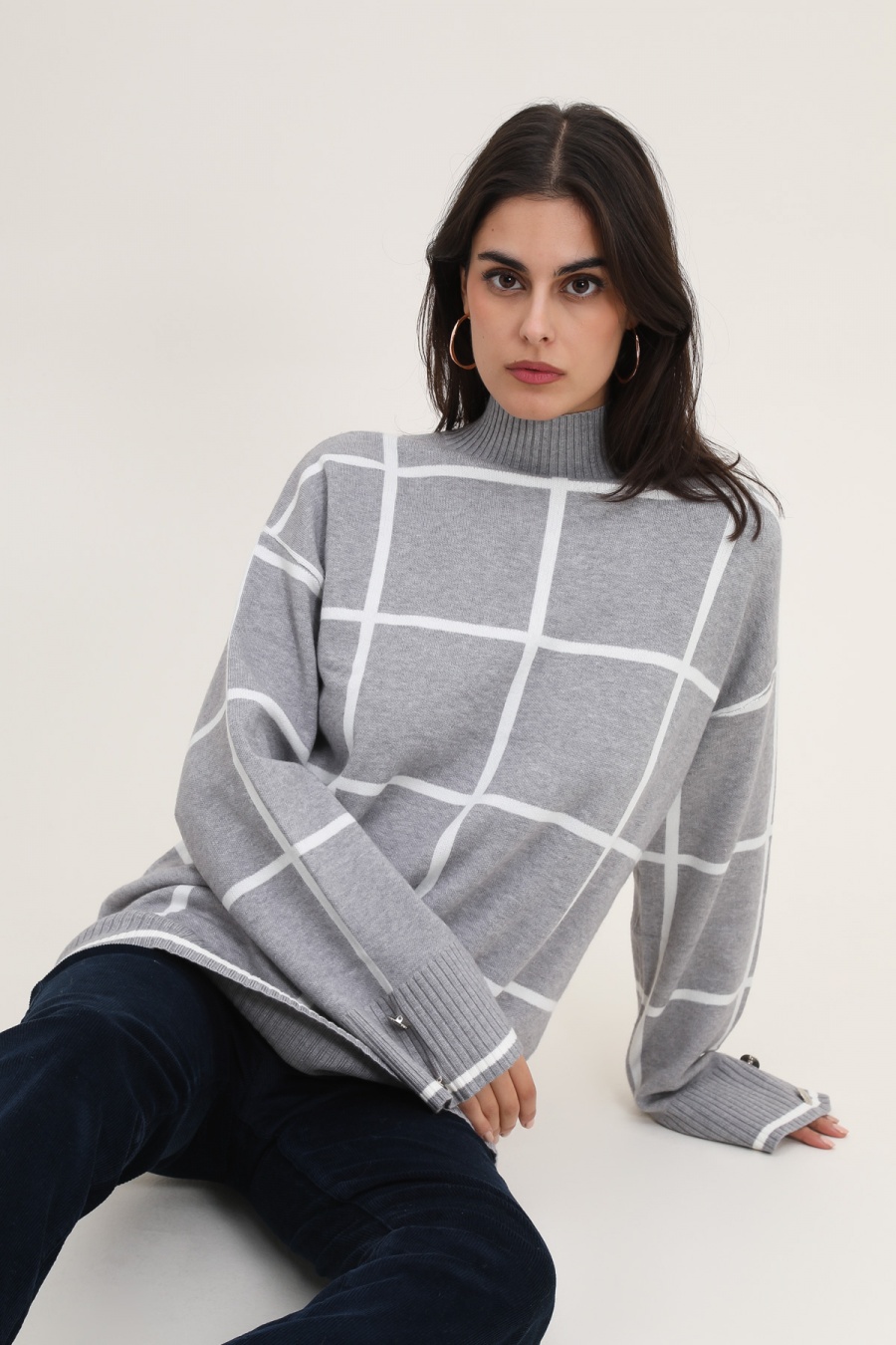 Pull femme gris pimkie taille S - Vêtements