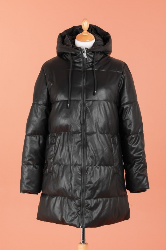 Doudounes Femme Noir Fanda Miss 21217 Efashion Paris