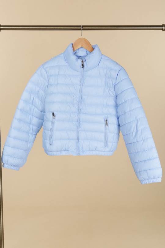 Doudounes Femme Bleu clair Fanda Miss 23005 Efashion Paris