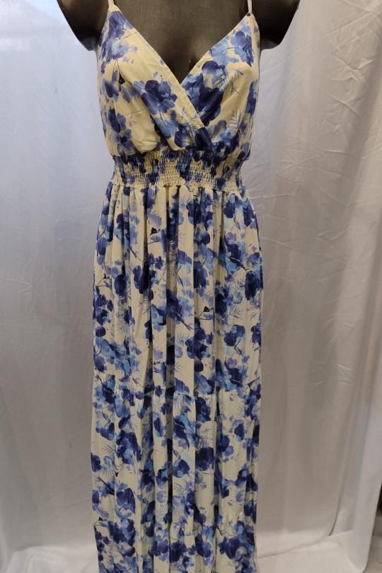 Robes longues Femme Bleu Fanda Miss 2511 Efashion Paris