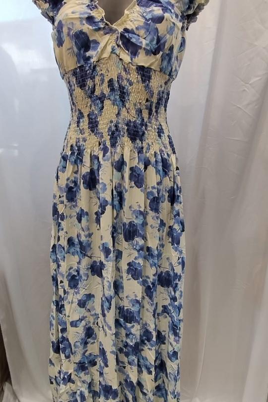 Robes longues Femme Bleu Fanda Miss 2510 Efashion Paris