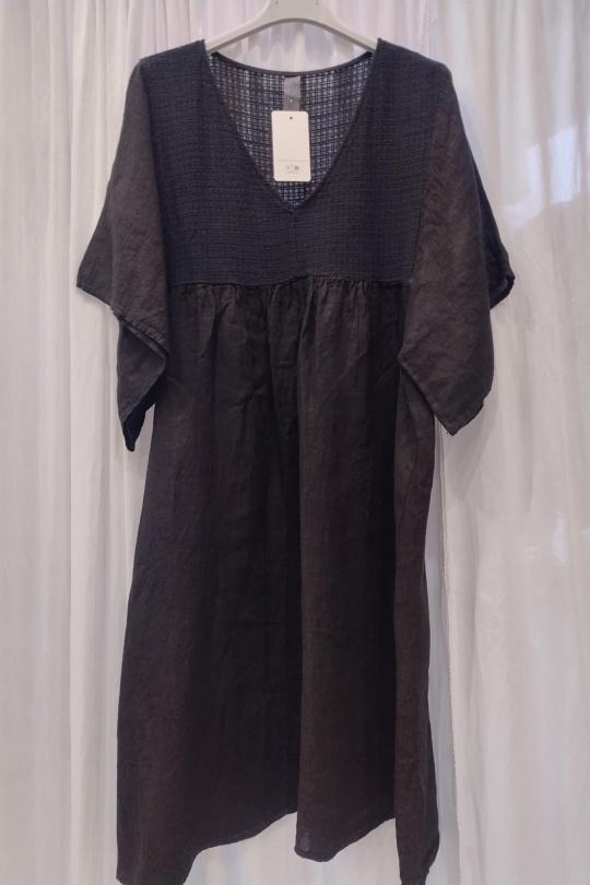 Robes mi-longues Femme Jaune Fanda Miss LIN 25220 Efashion Paris