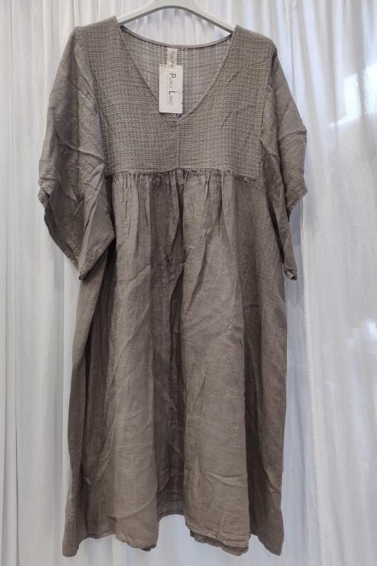 Robes mi-longues Femme Jaune Fanda Miss LIN 25220 Efashion Paris