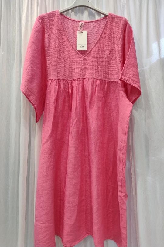 Robes mi-longues Femme Jaune Fanda Miss LIN 25220 Efashion Paris