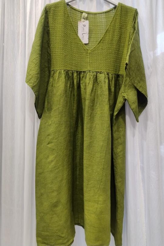 Robes mi-longues Femme Jaune Fanda Miss LIN 25220 Efashion Paris