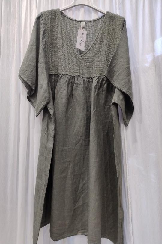 Robes mi-longues Femme Jaune Fanda Miss LIN 25220 Efashion Paris