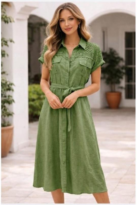 Robes mi-longues Femme Noir Fanda Miss R2565 Efashion Paris