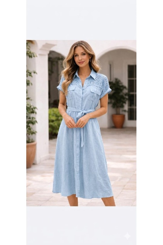 Robes mi-longues Femme Noir Fanda Miss R2565 Efashion Paris