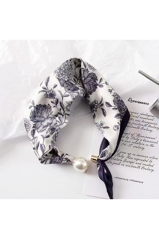 Foulard Accessori Blue/white Fanda Miss 15/01 Efashion Paris