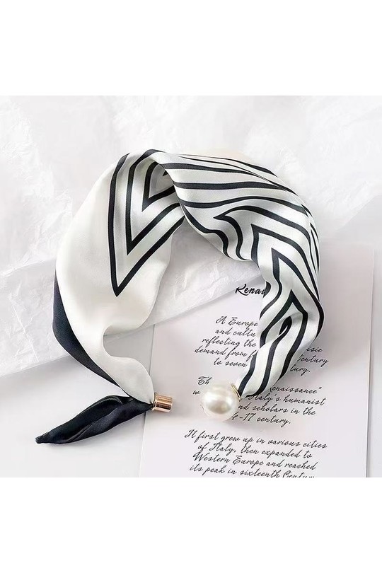 Foulard Accessori Blue/white Fanda Miss 15/01 Efashion Paris