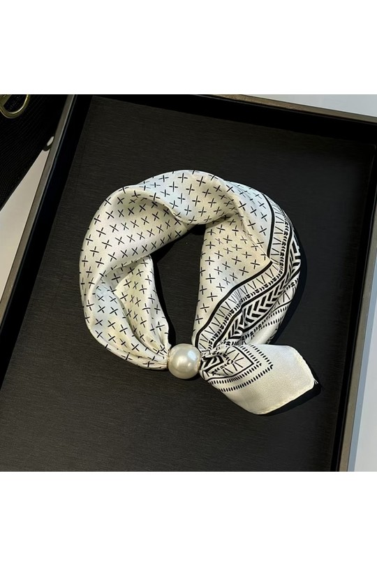 Foulard Accessori Blue/white Fanda Miss 15/01 Efashion Paris